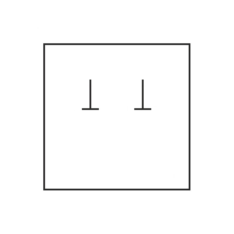 Estuche Donosti pendientes 86x91x32 mm.